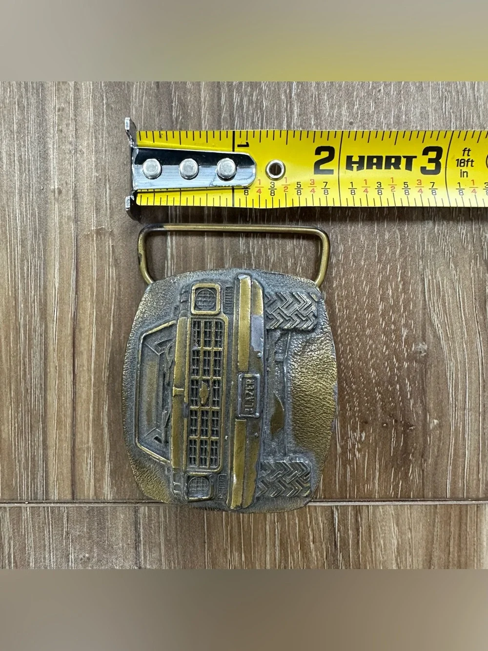 Vintage 70s 1978 Chevy Blazer Belt Buckle Indiana Metal Craft